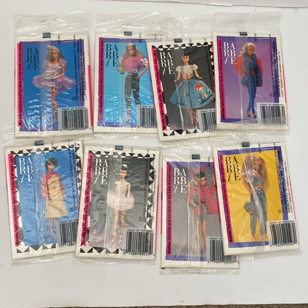 Vintage Barbie Trading Card Bundle Sealed - Lot of 8 - Picture 2 of 8
